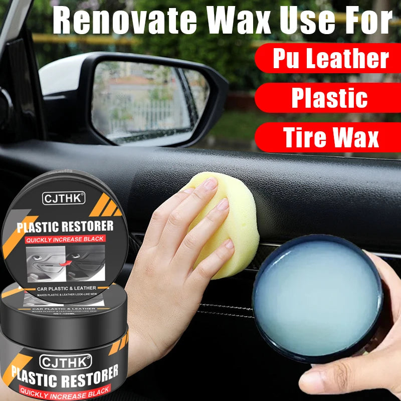 Car Plastic Restorer Back To Black Gloss Auto Interior Leather