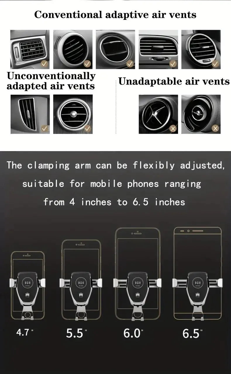 Wireless Car Charger Mobile Phone Holder