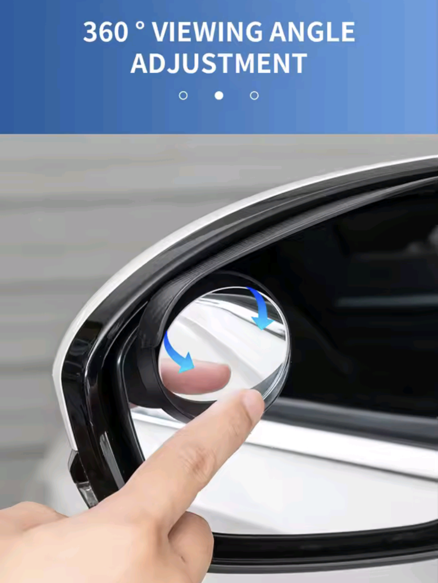 Carbon Fiber Textured Car Rearview Mirrors All-in-One Rain Eyebrow