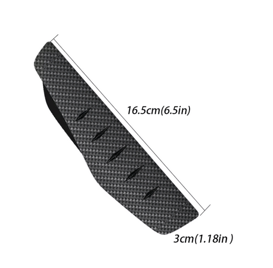 Car Rearview Mirror Rain Eyebrow Visor Spoiler Carbon Fiber