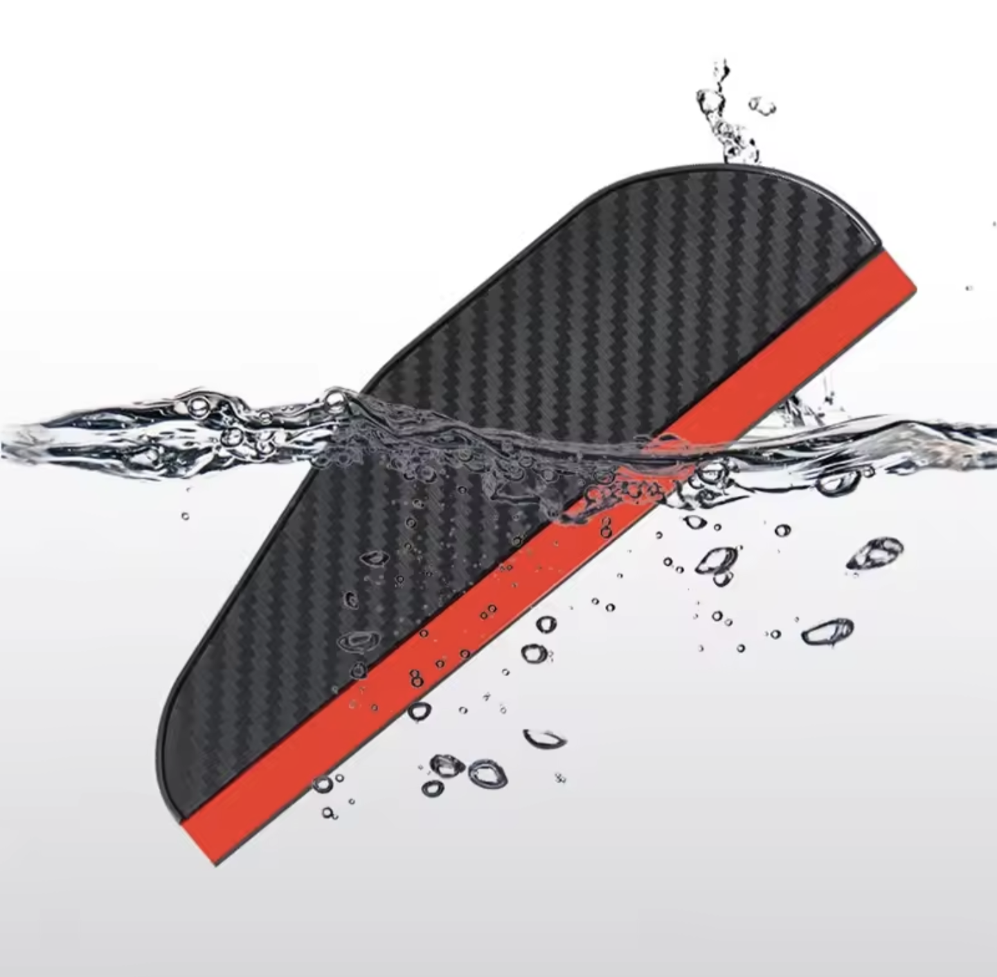 Car Rearview Mirror Rain Eyebrow Visor Carbon Fiber