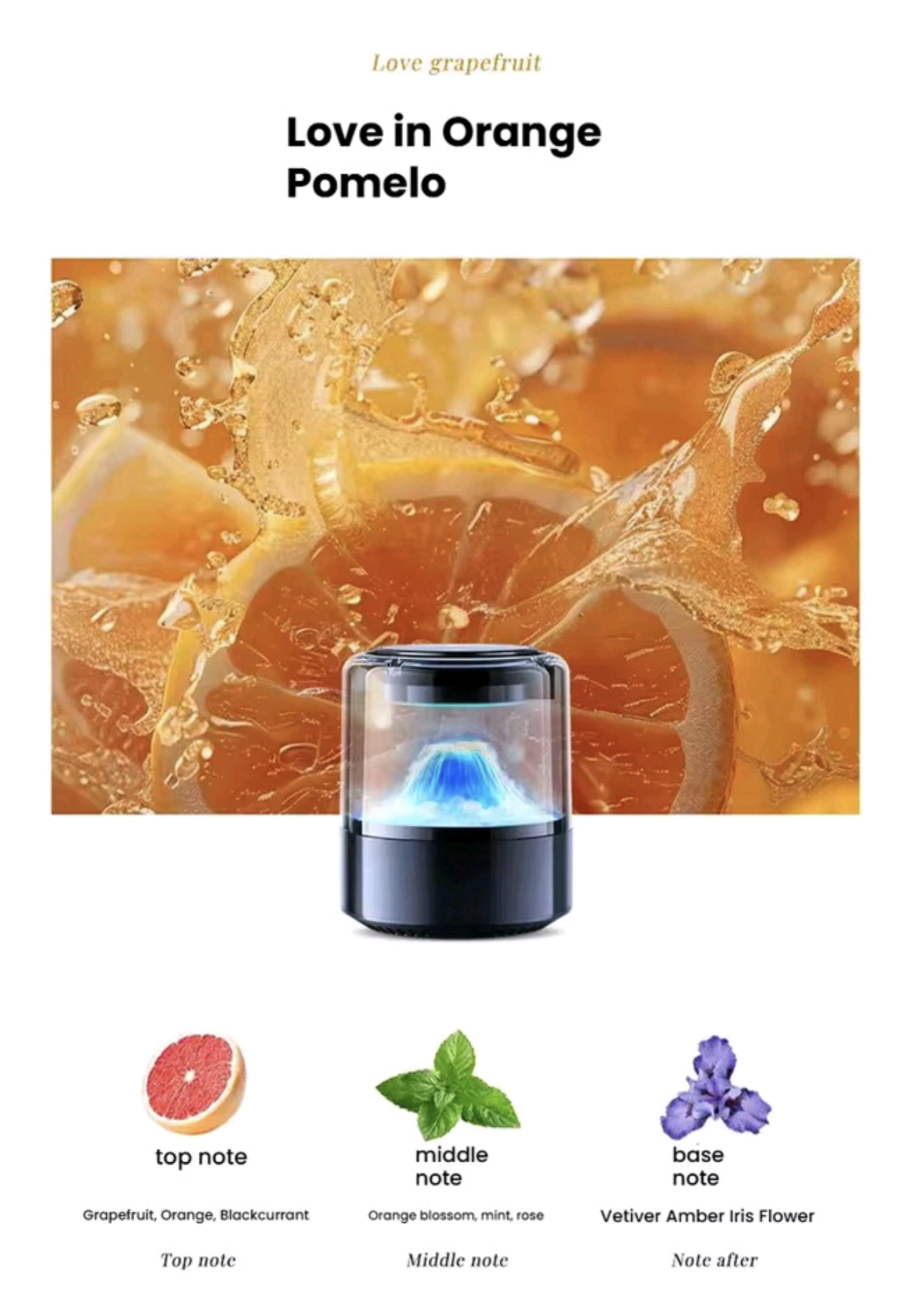 Smart aromatherapy machine with cloud mist viewing effect