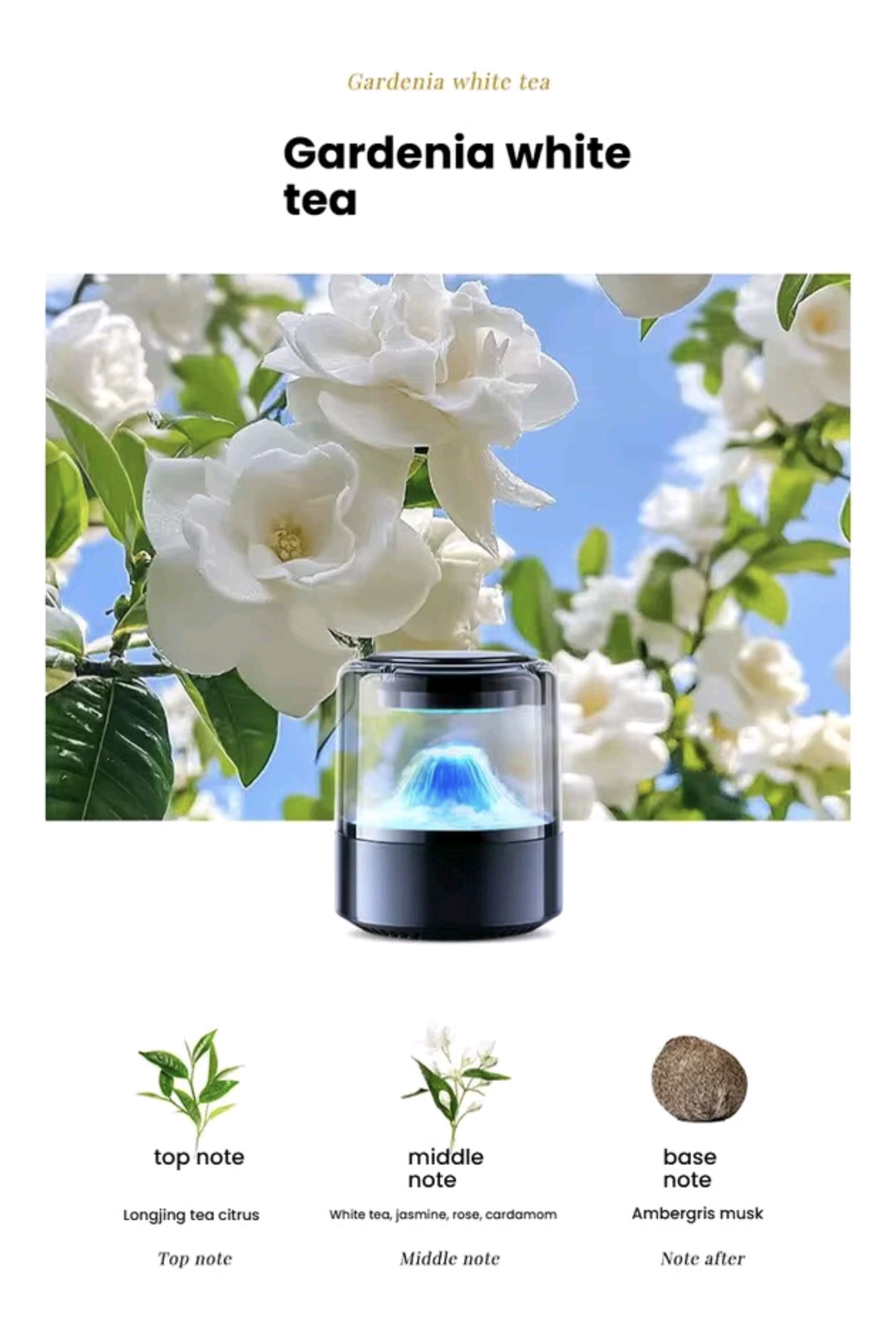 Smart aromatherapy machine with cloud mist viewing effect