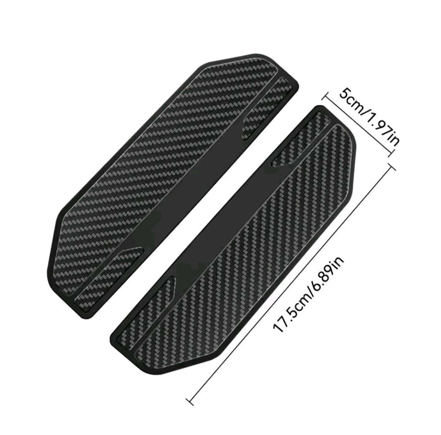 Carbon Fiber Car Rear View Mirror Rain Cover