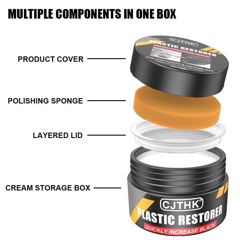 Car Plastic Restorer Back To Black Gloss Auto Interior Leather
