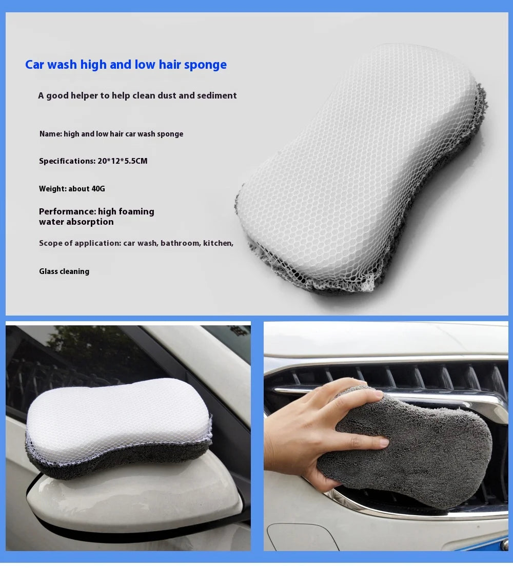 9-Piece Set Of Car And Motorcycle Cleaning Wipes Home Wash