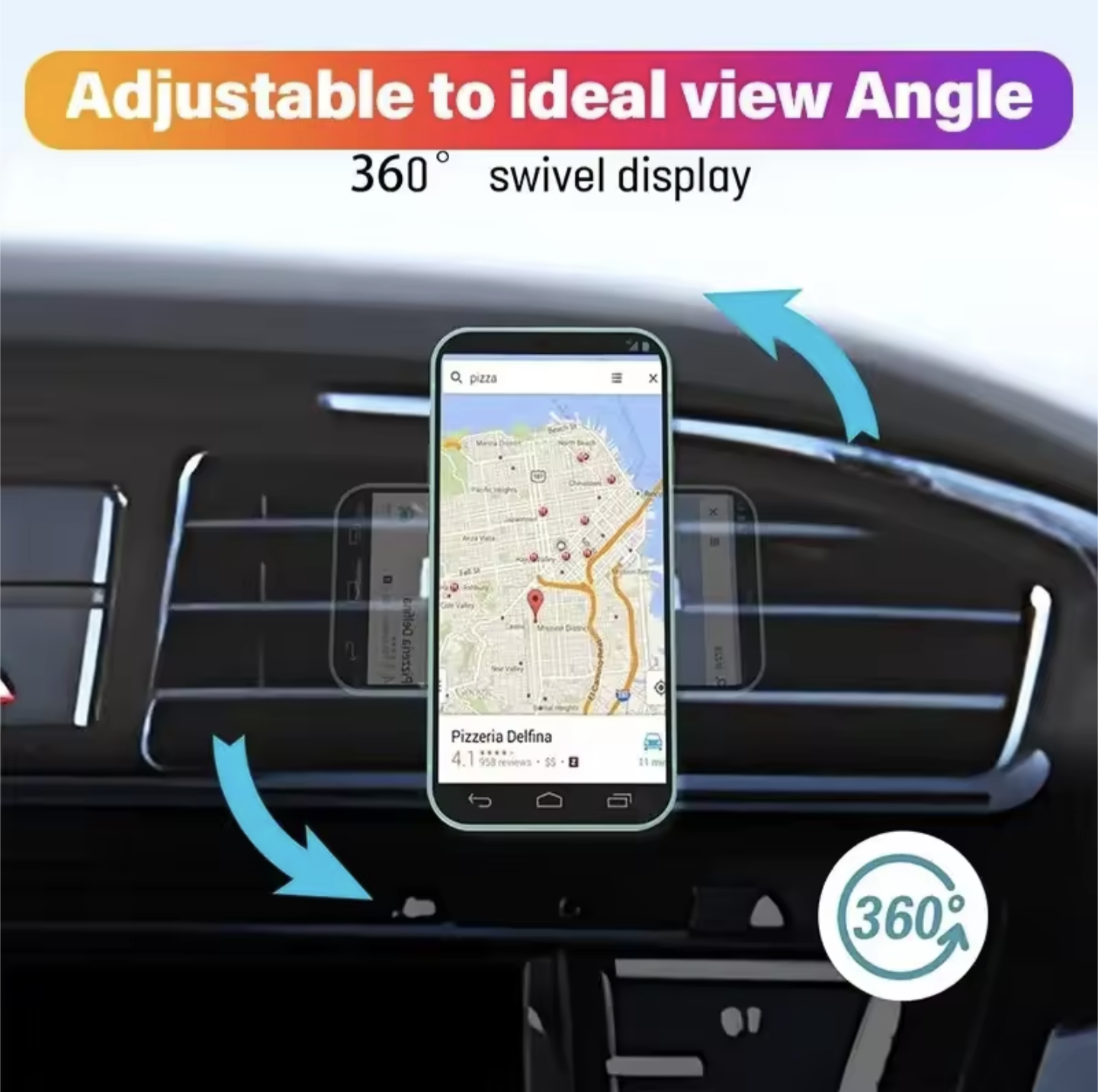Magnetic Car Wireless Charger  Stand Fast Charging Station
