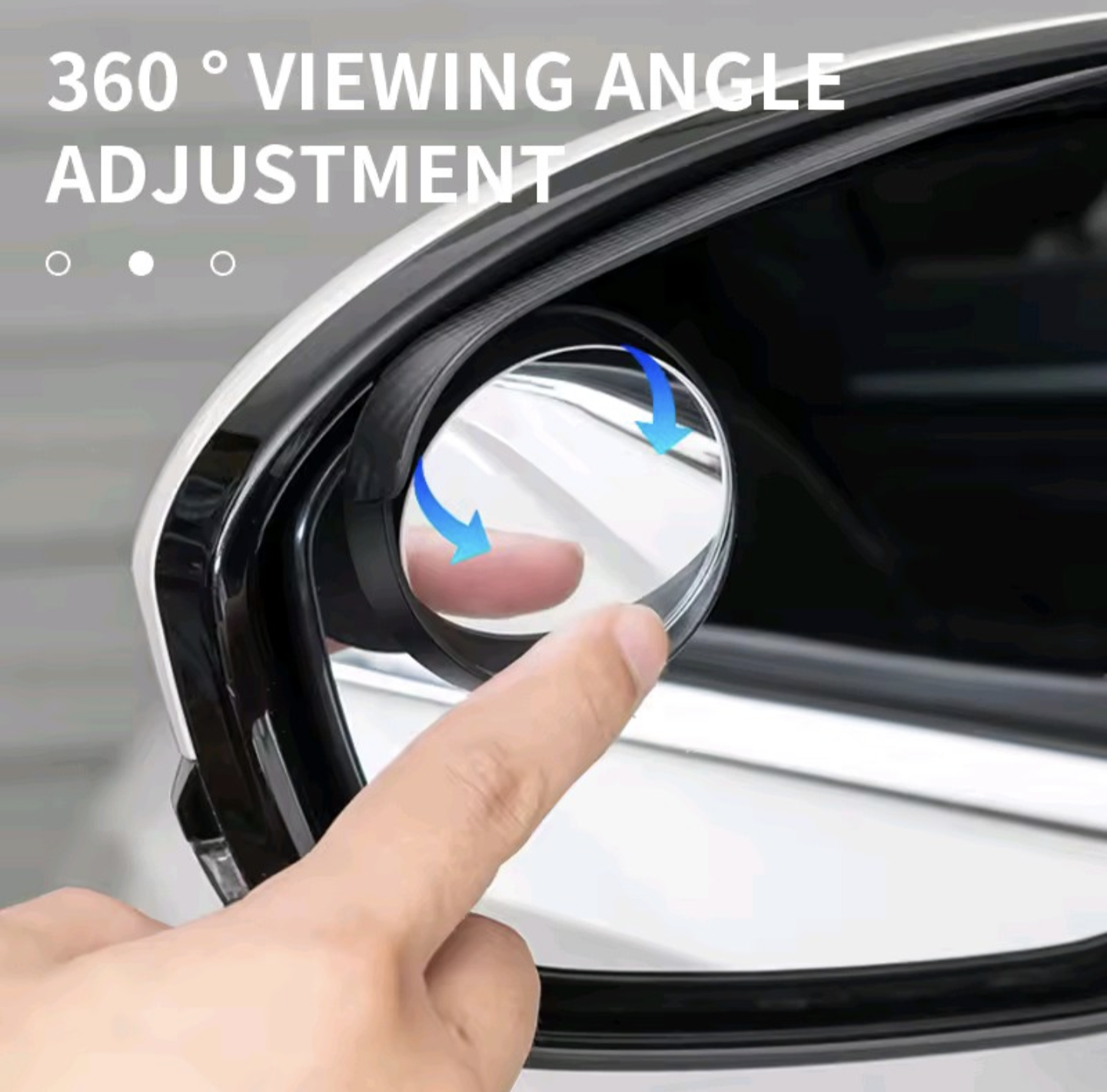 Carbon Fiber Textured Car Rearview Mirrors All-in-One Rain Eyebrow