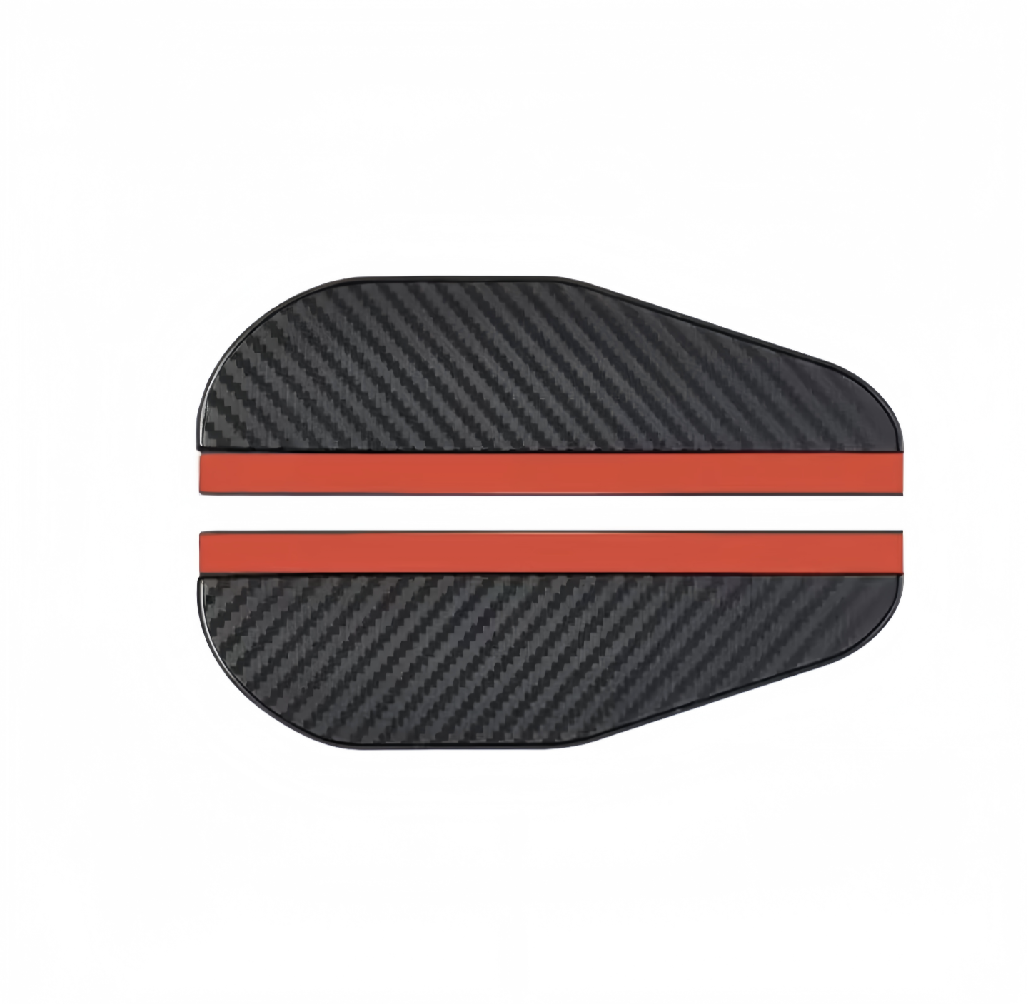 Car Rearview Mirror Rain Eyebrow Visor Carbon Fiber