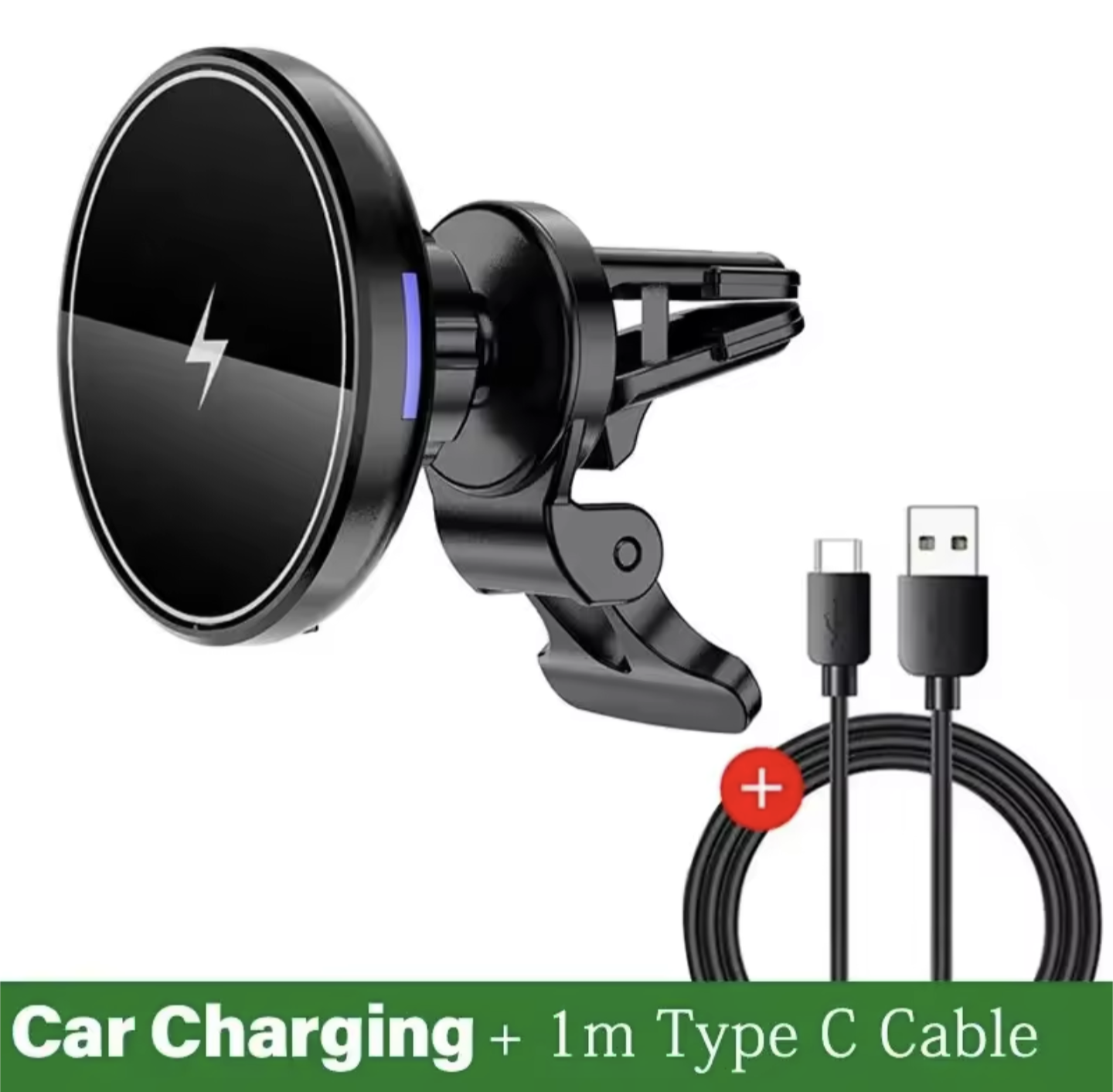 Magnetic Car Wireless Charger  Stand Fast Charging Station