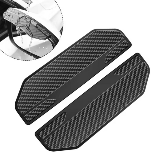 Carbon Fiber Car Rear View Mirror Rain Cover