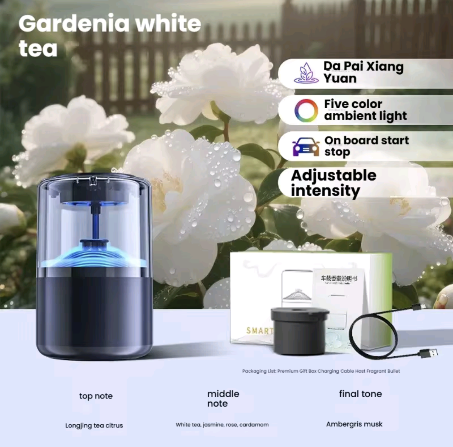 Smart aromatherapy machine with cloud mist viewing effect